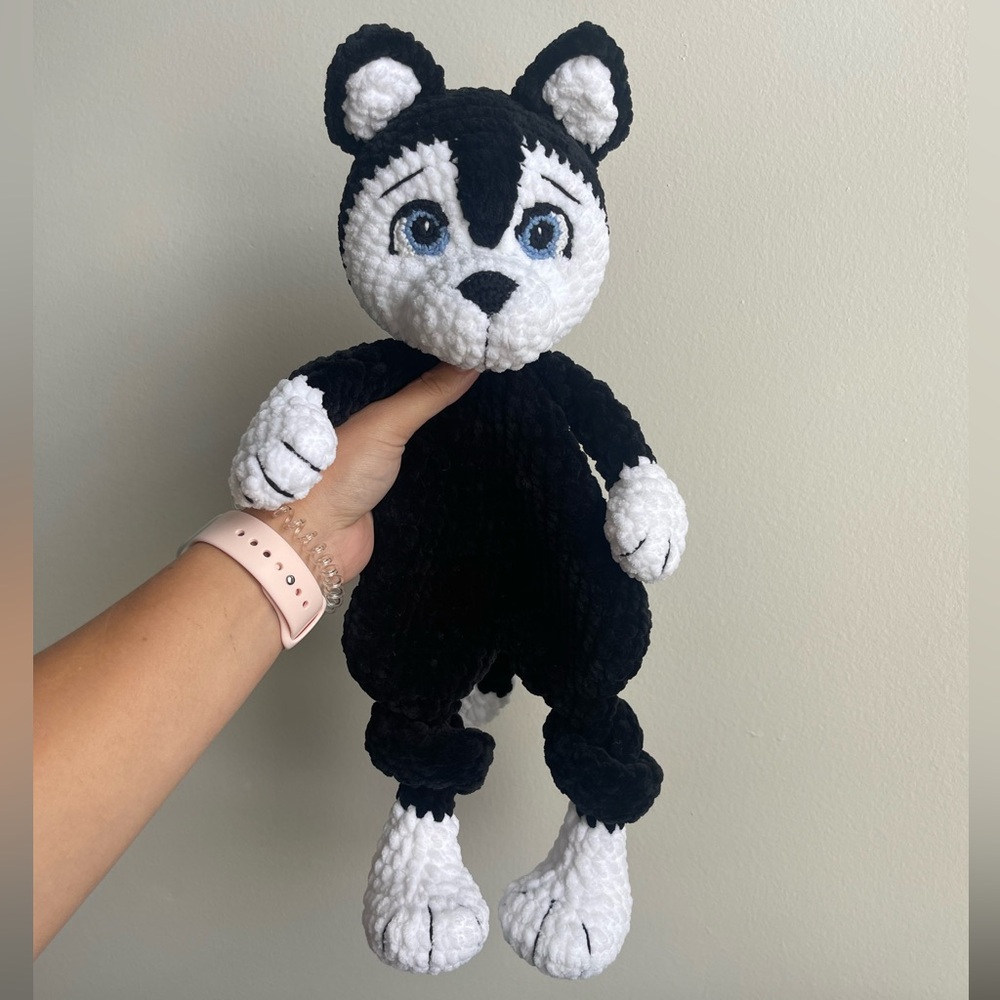 ‼️Handmade/Crochet Husky Lovey‼️